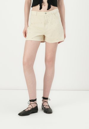 ONLJAGGER SILLA - Shorts di jeans - pumice stone/silver coloured