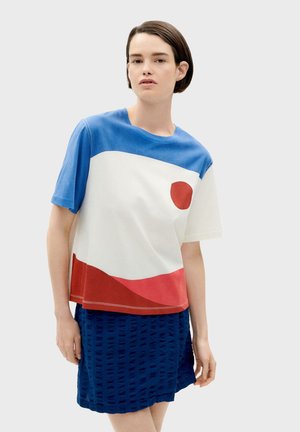 Thinking Mu LUCIA - T-shirt imprimé - white