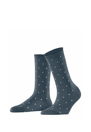 FALKE, SPIKE DOT SOCKEN - Socken - jeans mel