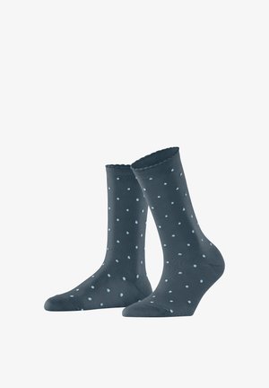FALKE, SPIKE DOT SOCKEN - Socken - jeans mel