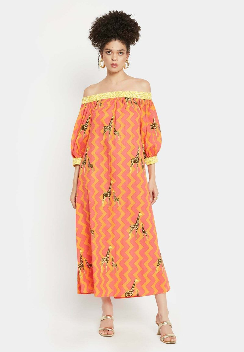 Be Sunset CALORE - Vestito lungo - fuchsia