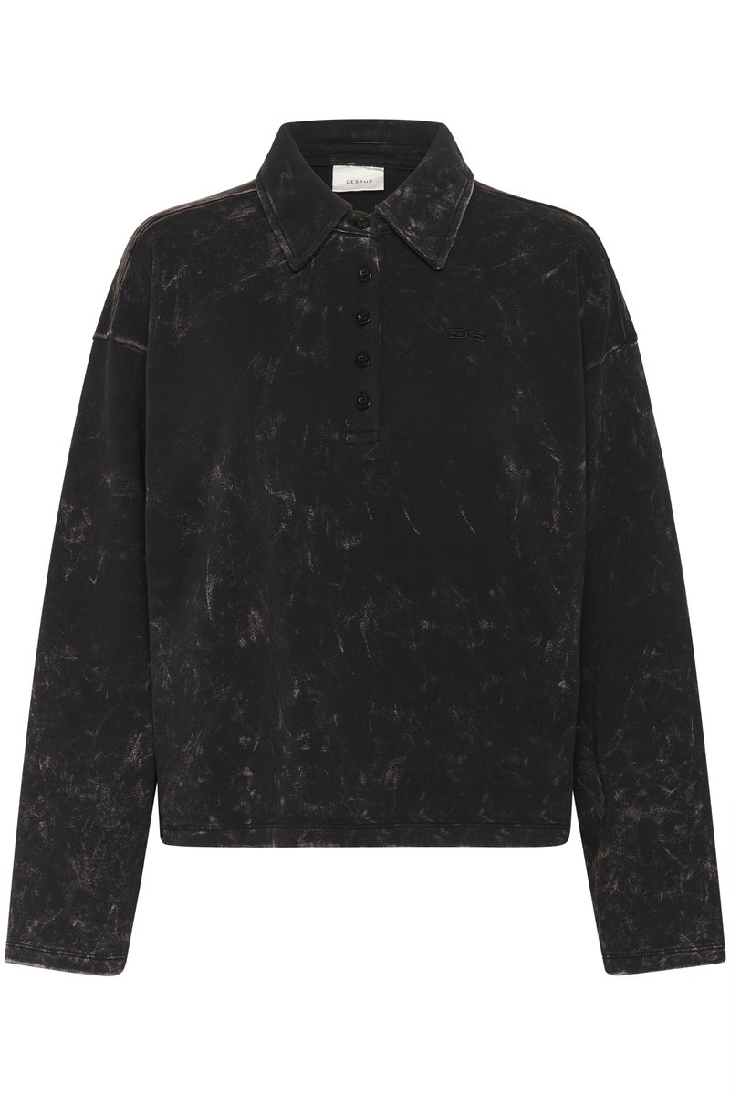 Gestuz Poloshirt zwart Gestuz Poloshirt zwart