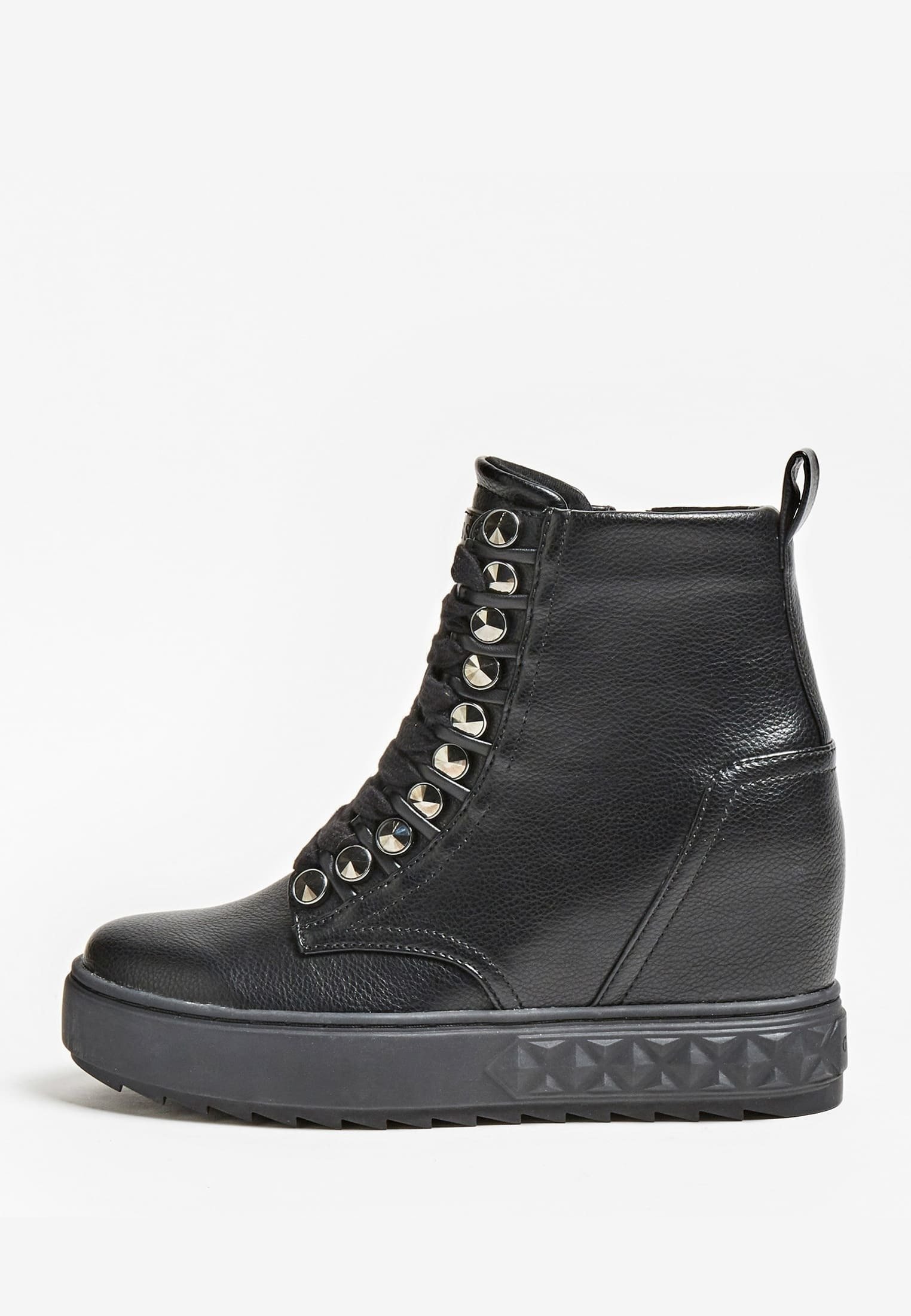 Guess Enkellaarsjes met sleehak - noir/Zwart - Zalando.nl