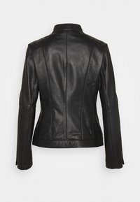 HUGO Veste en cuir - black