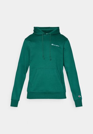 Champion ICONS CONTRAST HOODIE - Džemperis su gobtuvu - dark green