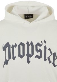 Dropsize HEAVY FRONTLOGO - Sweat à capuche - creamwhite