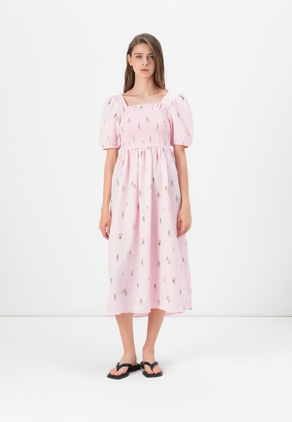 PCJEO SQUARE NECK MIDI DRESS  - Freizeitkleid