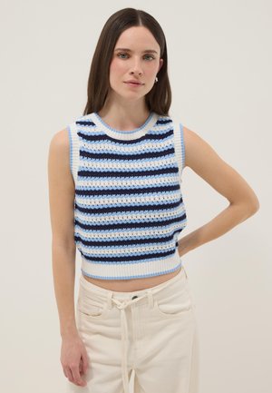 B.ANGEL Top - white blue