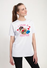 Henry Tiger VALENTINE'S DAY MR. POTATO HEAD I YAM A KEEPER - Camiseta estampada - white