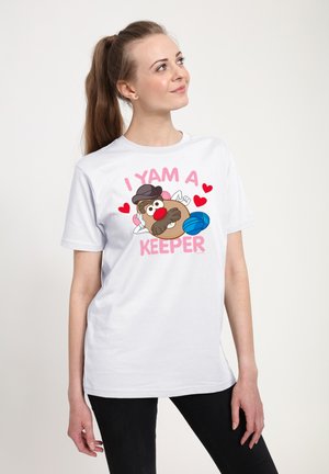 Henry Tiger VALENTINE'S DAY MR. POTATO HEAD I YAM A KEEPER biały