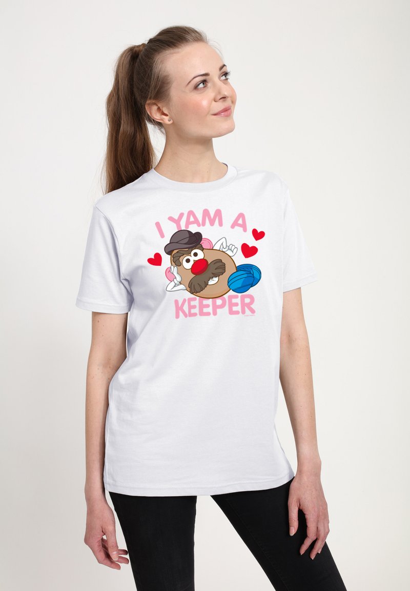 Henry Tiger VALENTINE'S DAY MR. POTATO HEAD I YAM A KEEPER - Camiseta estampada - white