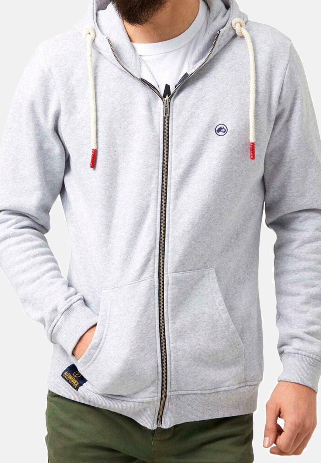 con cremallera - grey/gris - Zalando.es