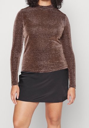 Langærmet T-shirt - rose gold-coloured