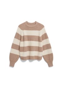 KAAGI STRIPES - Pullover - camel melange