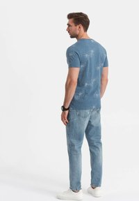 Ombre Triko s potiskem - dark denim