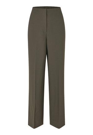 Second Female, CLASSIC TROUSERS - Broek - black olive