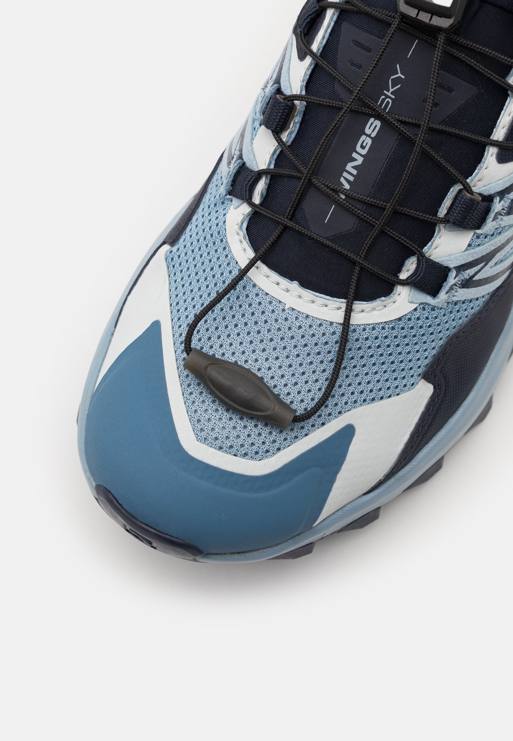 Salomon WINGS SKY - Zapatillas de trail running - ashley blue/mood  indi/charlock/gris azulado - Zalando.es