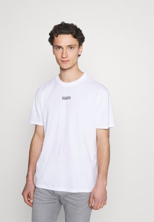 AllSaints OPPOSITION CREW - T-Shirt print - optic white