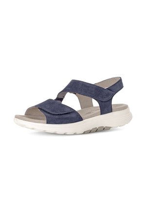 Wedge sandals - marine