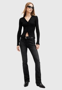 AllSaints HALDAN - Bootcut-farkut - black