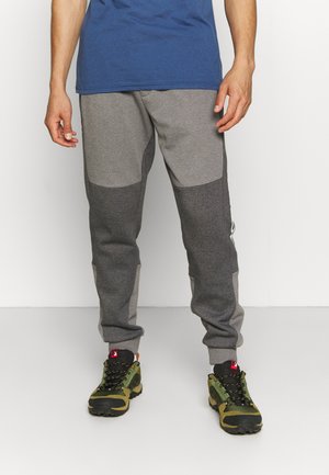 COLORBLOCK JOGGER - Pantaloni sportivi - city grey heather/shark heather/white