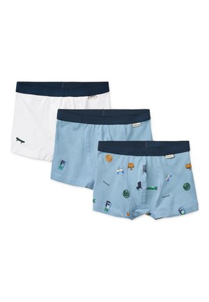 MARVIN 3 PACK - Boxerky - fun/crisp white/beach blue