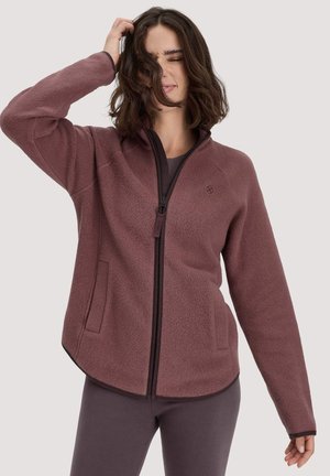 Fleecejas - rosébraun