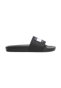 Tommy Jeans FLAG POOL - Strandpapucsok és -szandálok - black