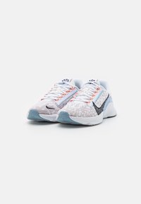 Nike Performance W NIKE SUPERREP GO 3 FLYKNIT - Sapatilha de treino - white/black/lt marine/violet ash/worn blue/total orange