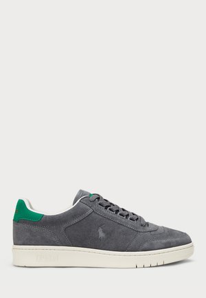 Polo Ralph Lauren, COURT SUEDE SNEAKER UNISEX - Baskets basses - charcoal grey/green