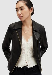AllSaints VELA BIKER - Giacca di pelle - black