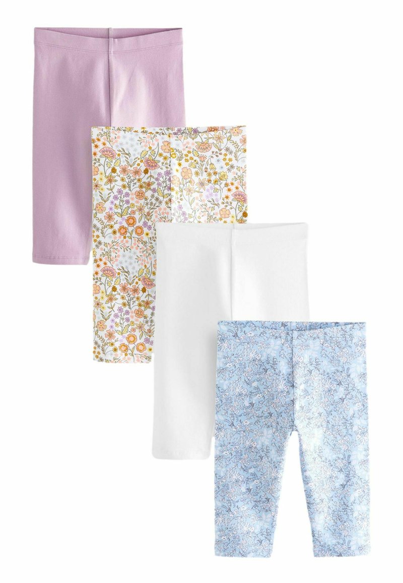 Next - CROPPED 4 PACK STANDARD - Leggings - Hosen - pink blue pretty ditsy floral print, Vergrößern