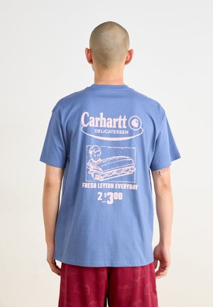 CATALOGUE  - Print T-shirt - blue iris/air pink