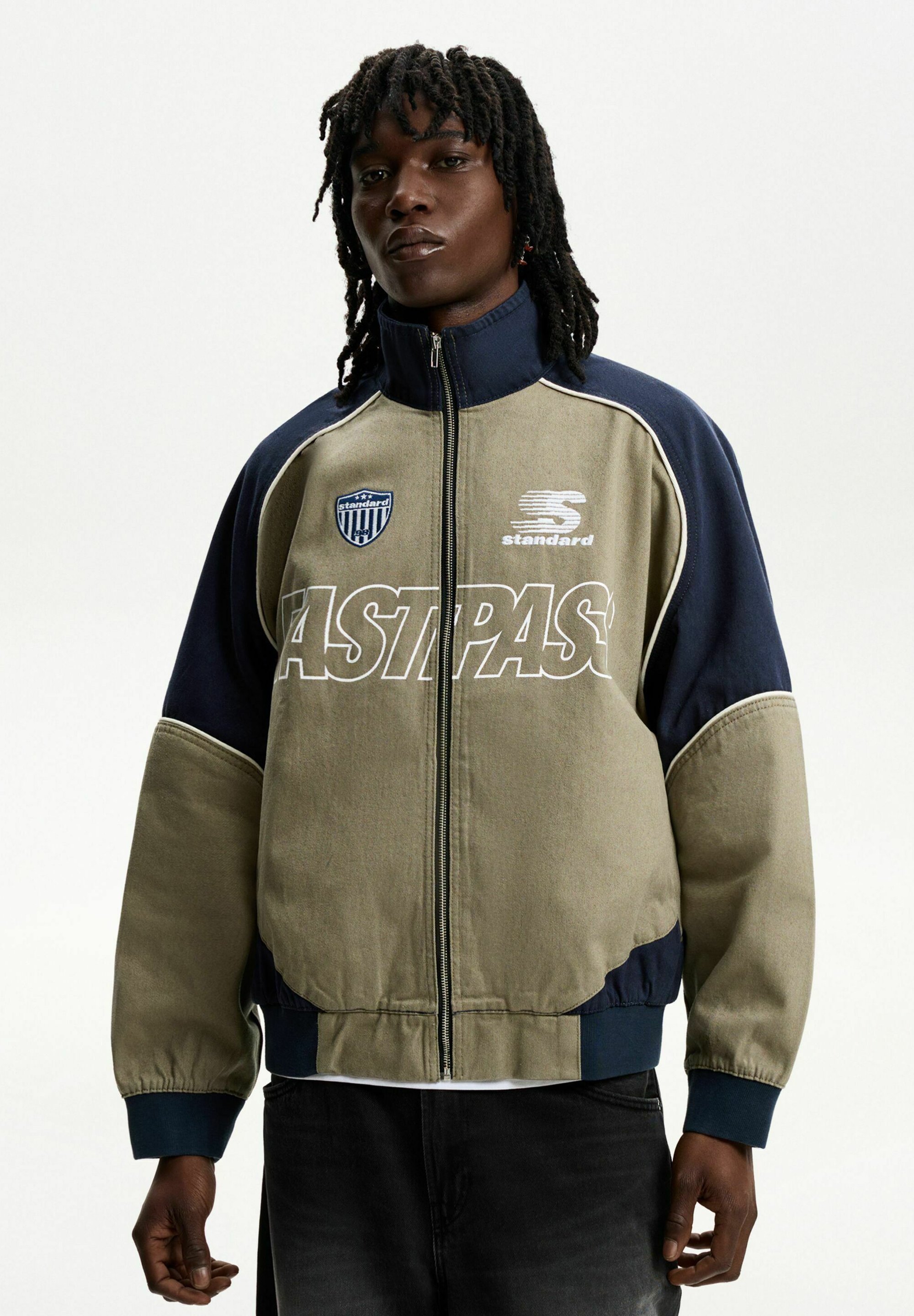 Fleece Jacket Giacche Uomo Bershka Giacca Bomber Giacca Pelle