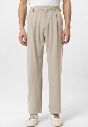 RELAXED FIT - Broek - beige