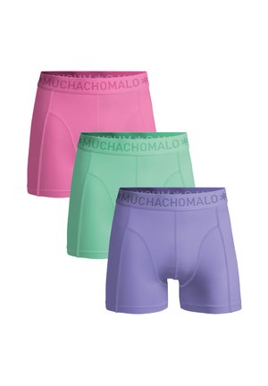 3-PACK SOLID - Trunks - purple green pink