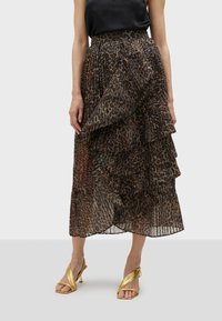 A-linjainen hame - leopard