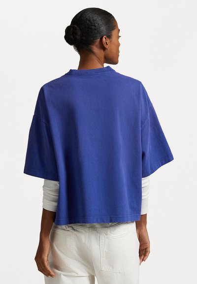 Polo Ralph Lauren KNIT T-SHIRT - Nyomott mintás póló - bright navy