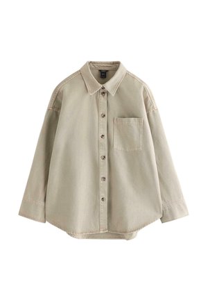 Lindex, LINDEX TWILL SHIRT LINDEX - Skjortebluser - light dusty beige