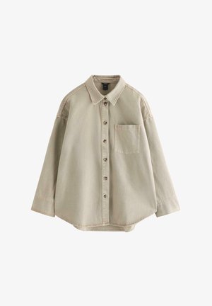 Lindex, LINDEX TWILL SHIRT LINDEX - Skjortebluser - light dusty beige