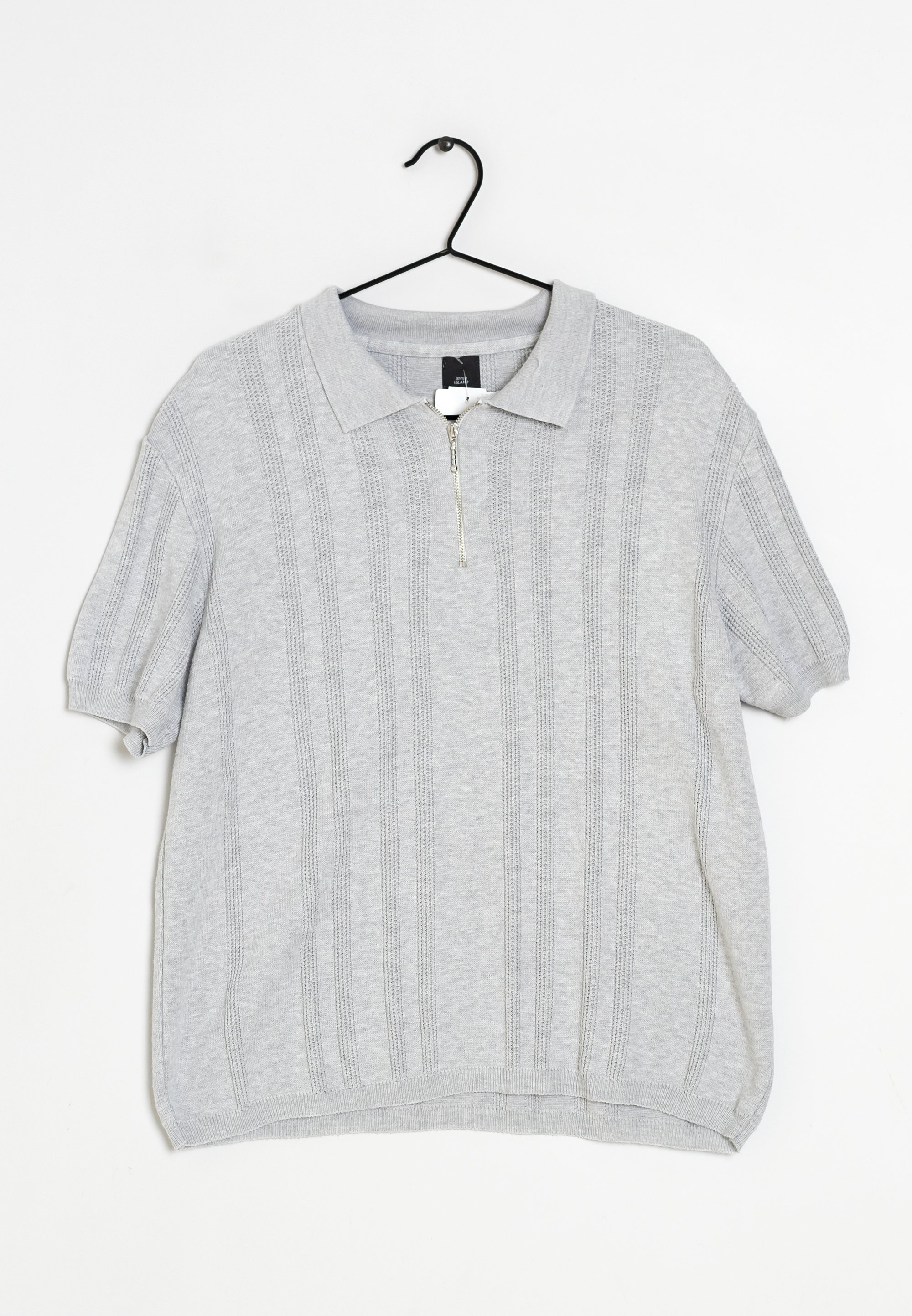 river island white polo shirt