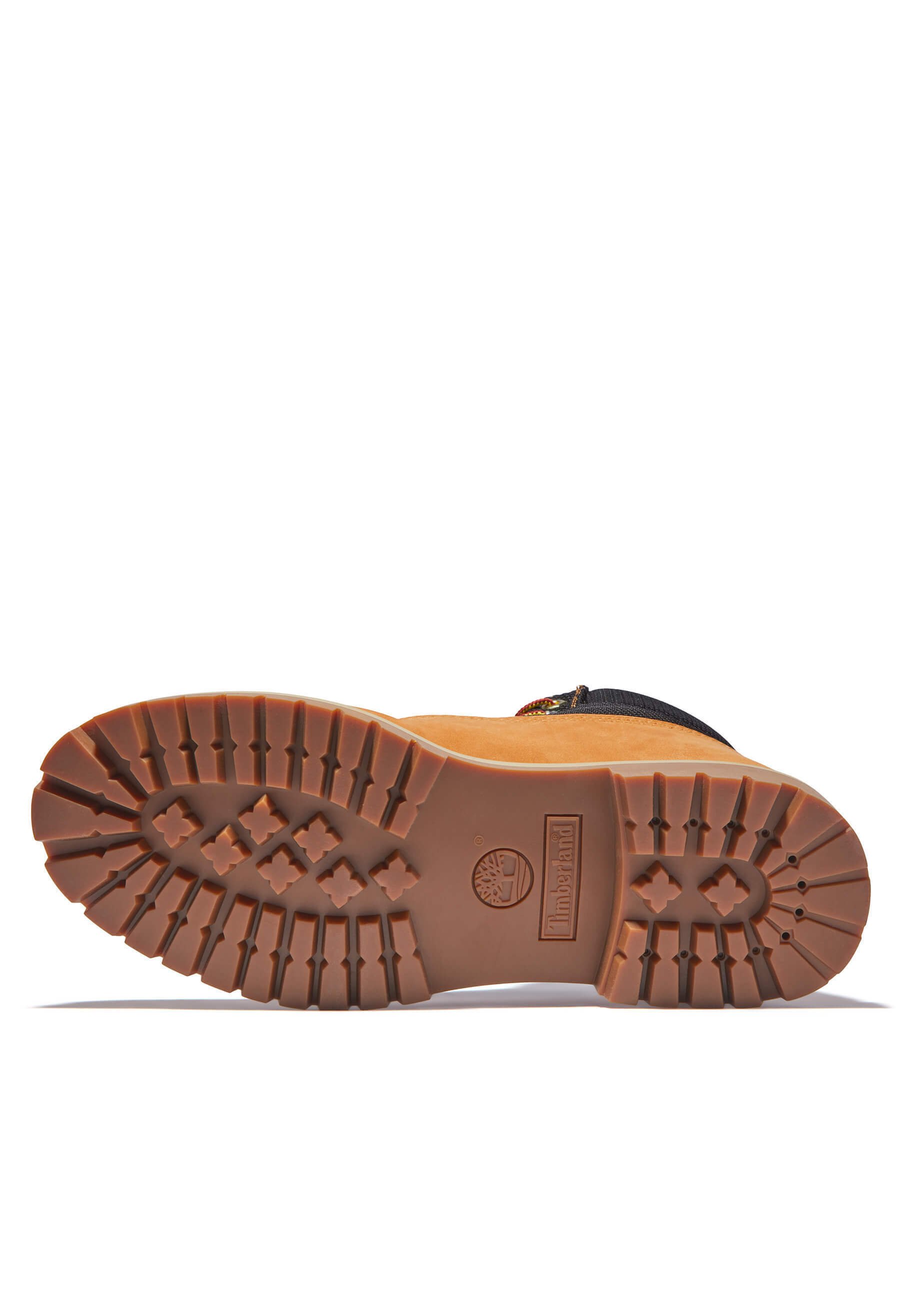 timberland black orange