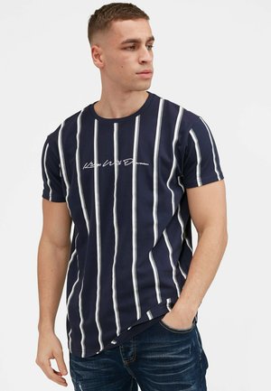 MOFFAT - T-shirt con stampa - navy/grey
