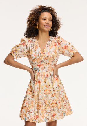 JAEL OPEN BACK FRUITY - Robe de jour - orange fruity blues