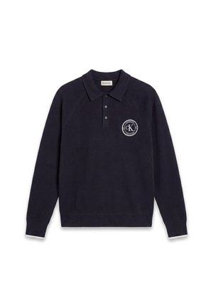 Calvin Klein Jeans, VARSITY LOGO POLO  - Polo - dark sapphire