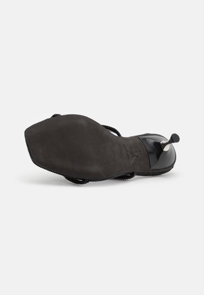 Tory Burch PAVE GEO BOMBE MILLER LOW HEEL - Ciabattine con tacco - perfect black