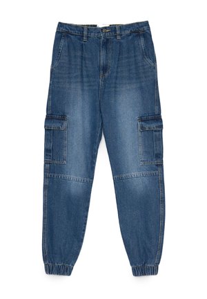 INSIDE MOM  - Vaqueros tapered - azul
