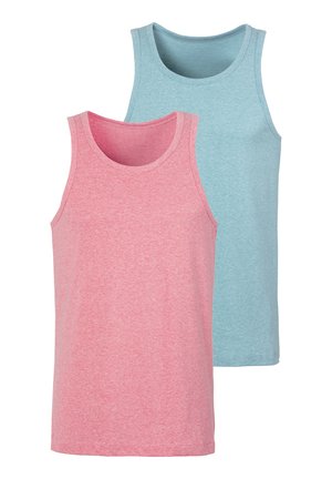 2 PACK - Top - rot   türkis meliert