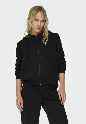 ONLY Felpa con zip - black