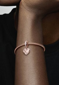 Pandora LOVE YOU INFINITY HEART DANGLE  - Talizman - rose gold plated